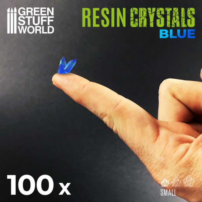 GSW - BLUE Resin Crystals - Small [2]
