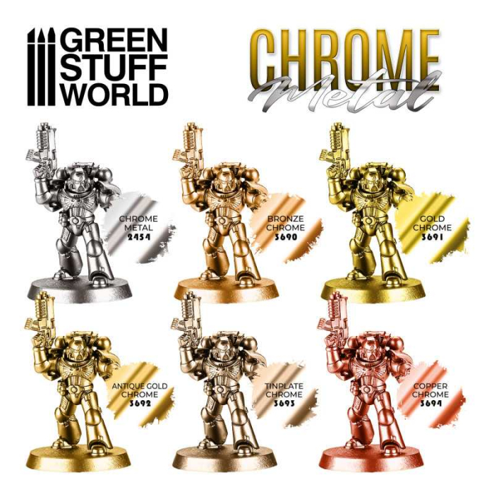 GSW - Chrome Paint - GOLD 17ml [2]