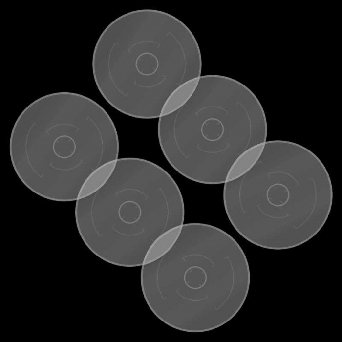 GSW - Clear Objective Marker Set Wh40k compatible [3]