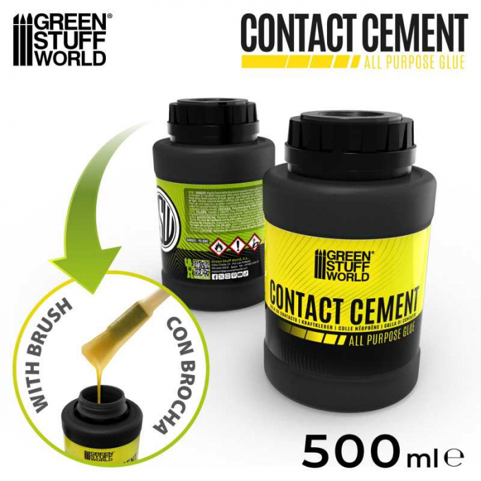 GSW - Contact Cement 500ml with Brush Applicator [2]
