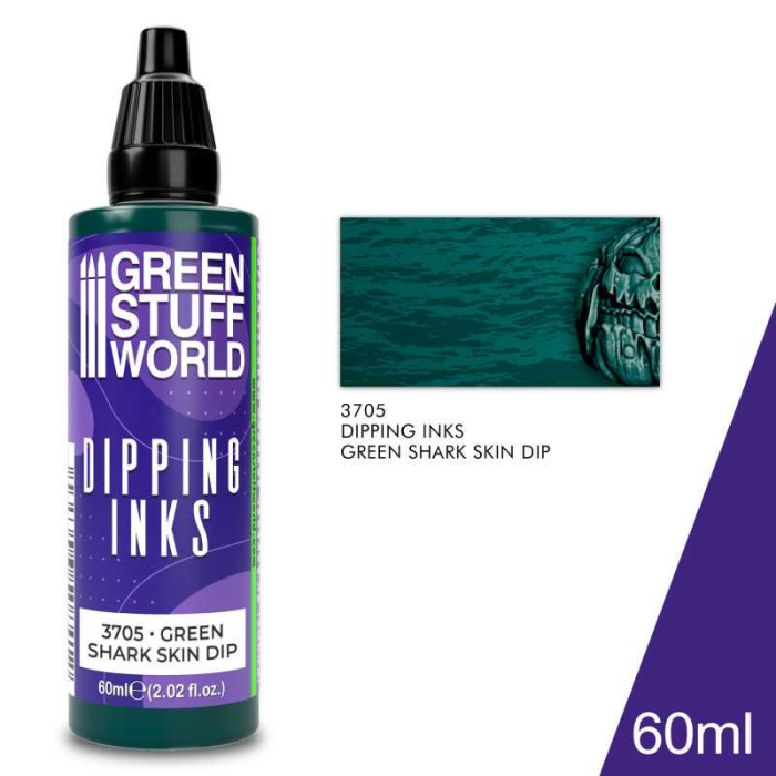 GSW - Dipping ink 60 ml - Green Shark Skin Dip [1]