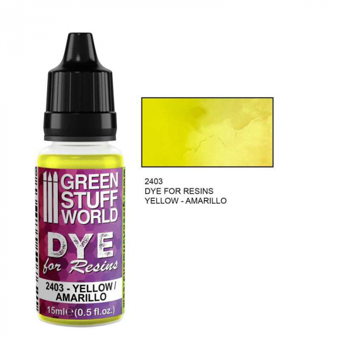 GSW - Dye for Resins YELLOW 17ml [1]