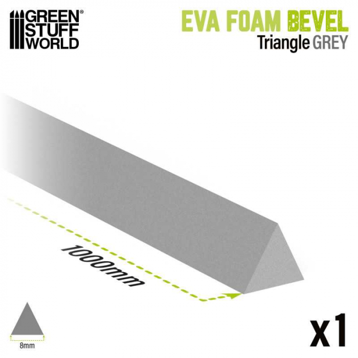 GSW - EVA foam bevels - Triangle 8 mm [3]
