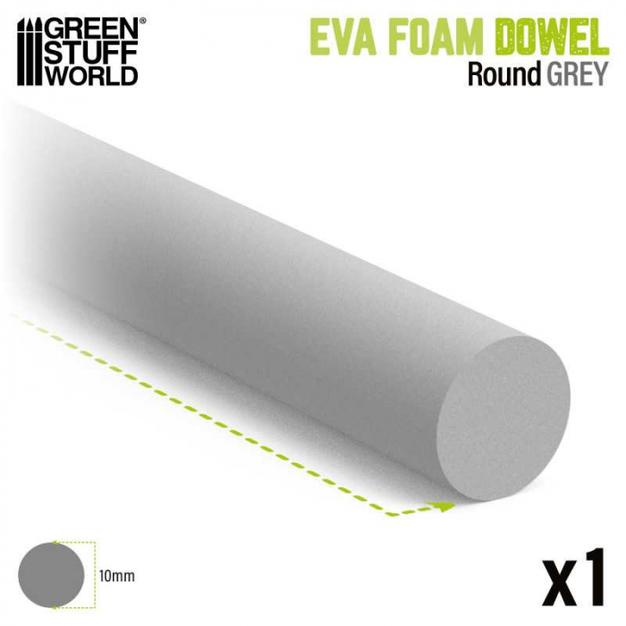 GSW - EVA foam dowels - Round 10mm [3]