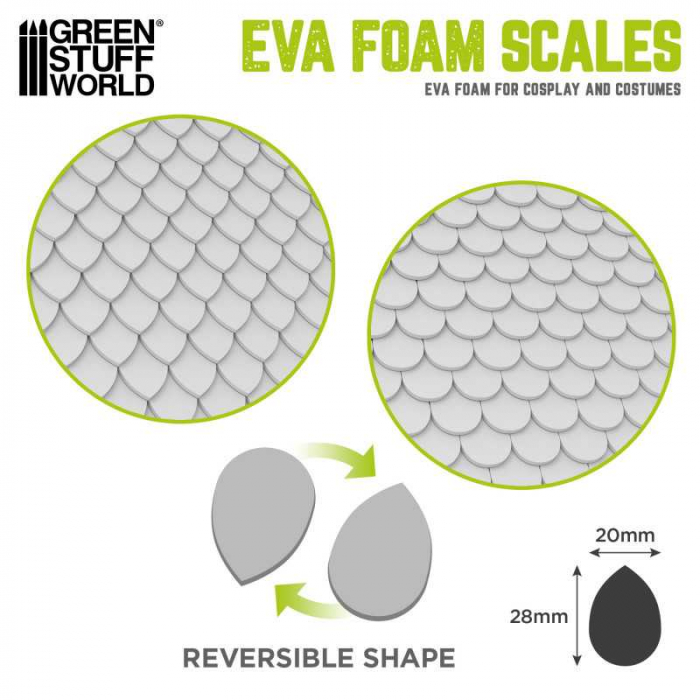 GSW - Eva Foam Scales - Teardrop [3]