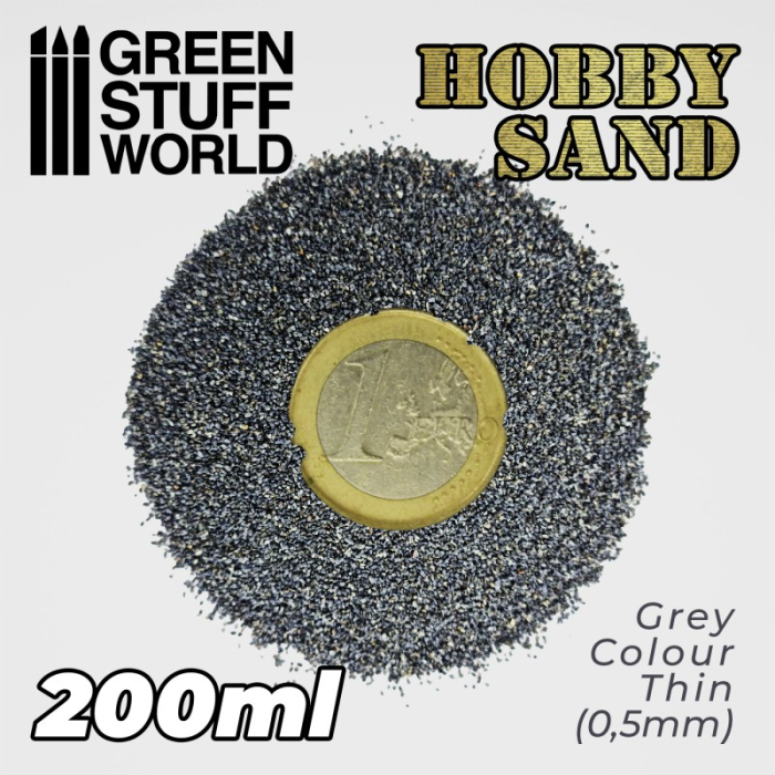 GSW - Thin Hobby Sand - Dark Grey 200ml [2]