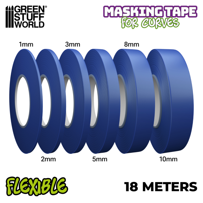 GSW - FLEXIBLE masking tape for curves - 8mm [3]
