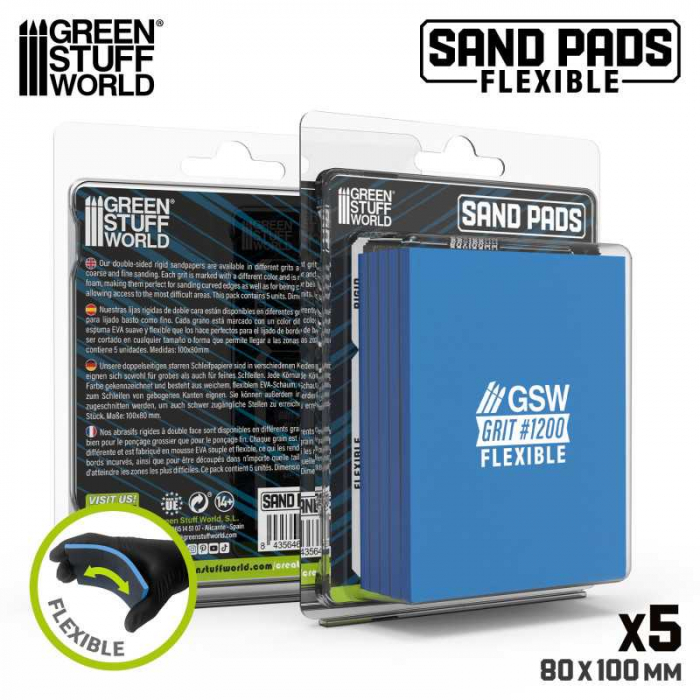 GSW - Flexible Sanding Pads 1200 grit [3]