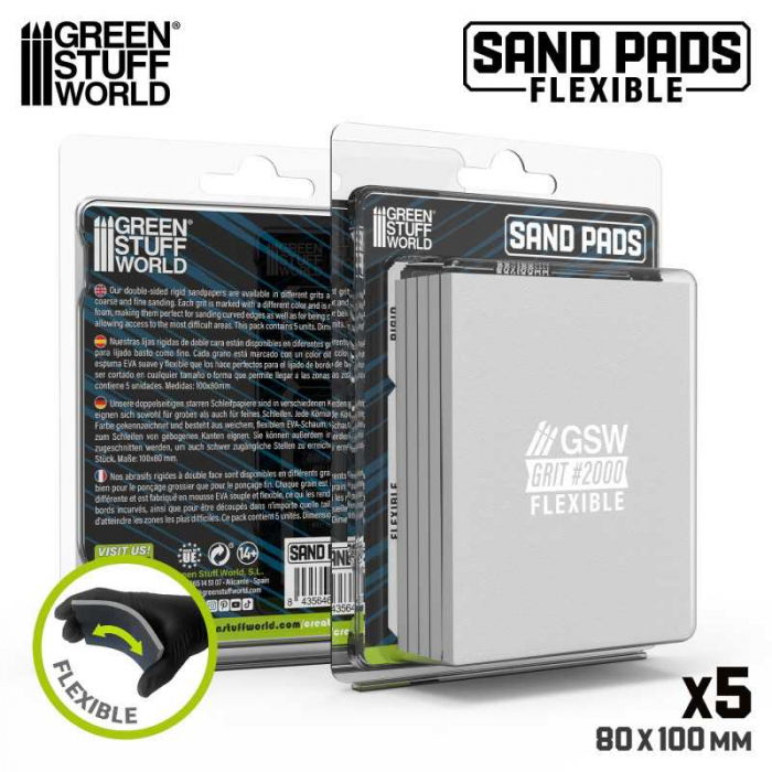 GSW - Flexible Sanding Pads 2000 grit [3]