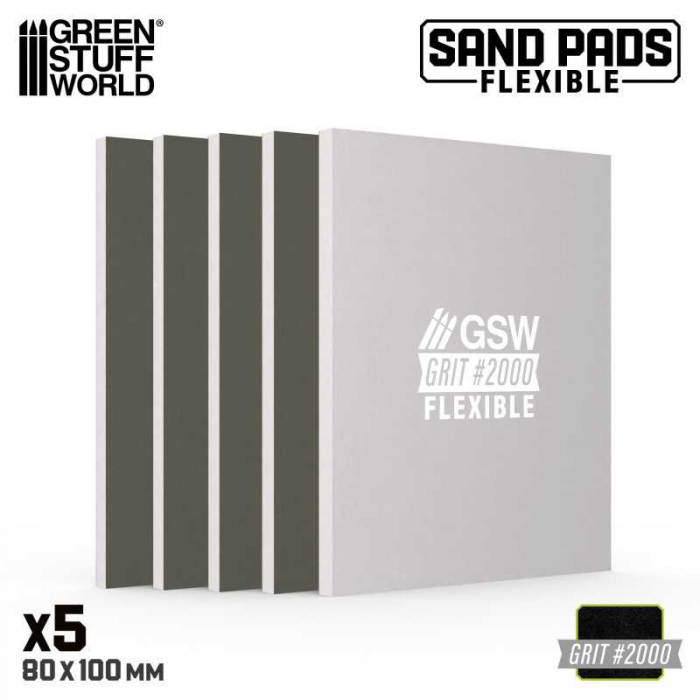 GSW - Flexible Sanding Pads 2000 grit [2]
