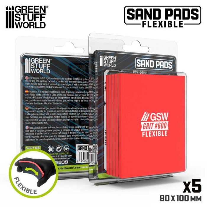 GSW - Flexible Sanding Pads 600 grit [3]