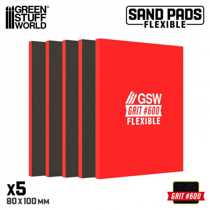 GSW - Flexible Sanding Pads 600 grit [2]