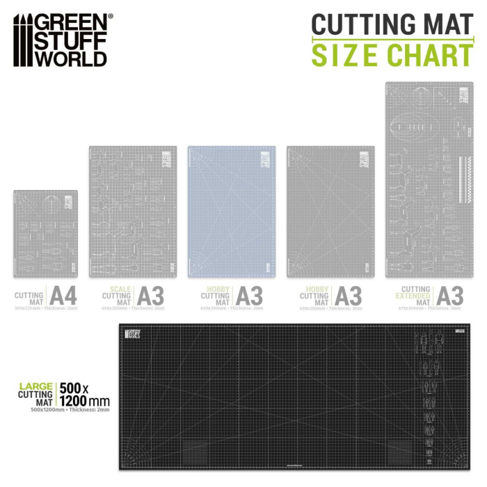 GSW - Foldable Large Cutting Mat - 50x120cm (2mm) [4]