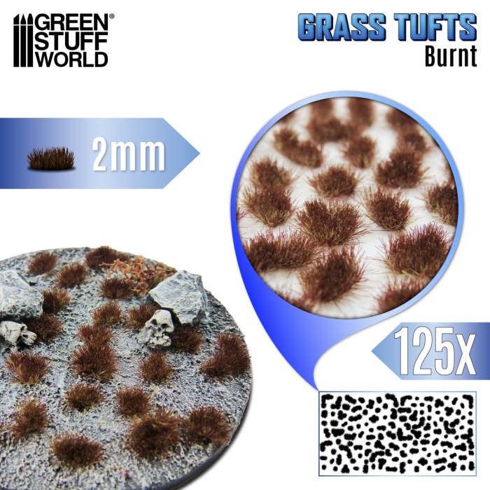 GSW - Grass TUFTs XXL 2mm Burnt [2]