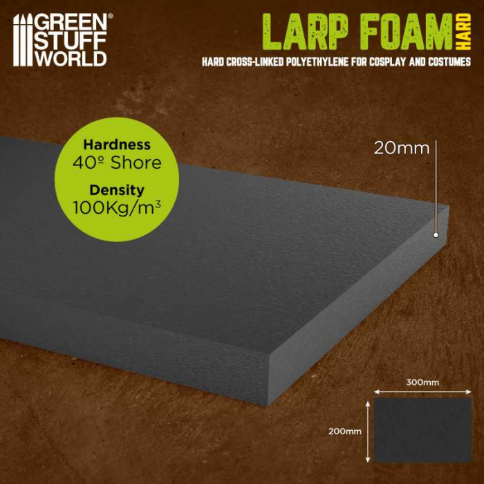 GSW - Hard LARP Foam 20mm for Sword Cross-Guard [2]