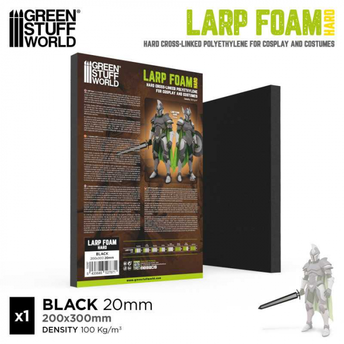 GSW - Hard LARP Foam 20mm for Sword Cross-Guard [5]