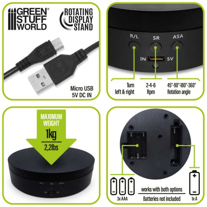 GSW - Rotating Display Stand 136mm [3]