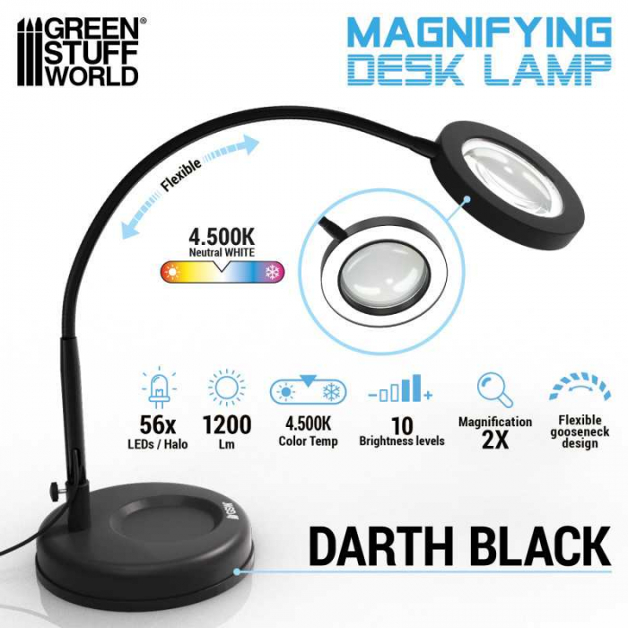 GSW - Magnifying desk lamp - Darth Black [2]
