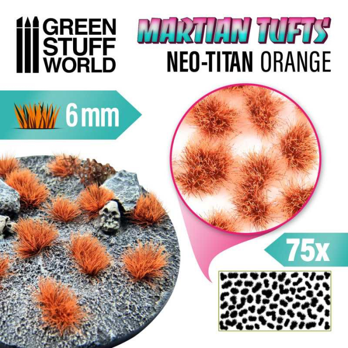 GSW - Martian Fluor Tufts - Neo-Titan Orange [1]