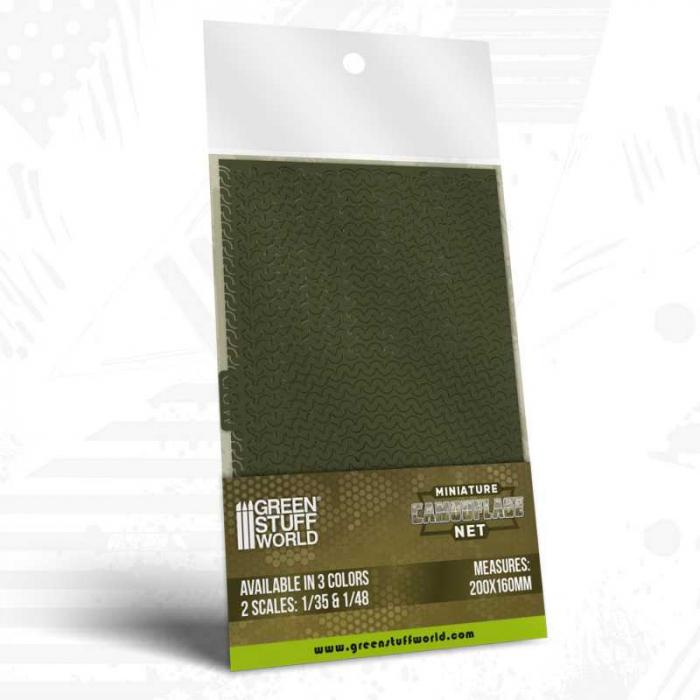 GSW - Miniature Camouflage Nets Green 1:35 [1]