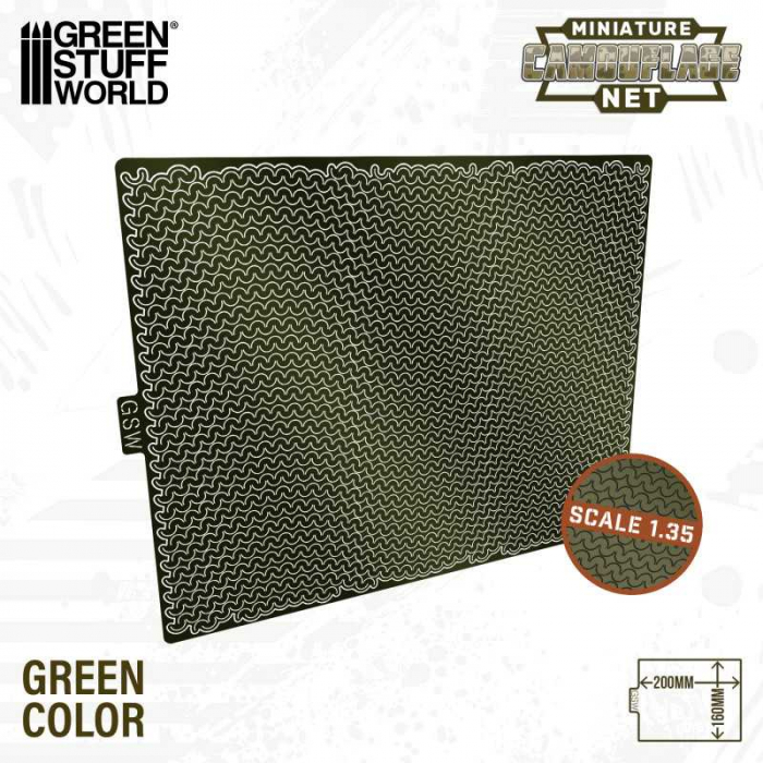 GSW - Miniature Camouflage Nets Green 1:35 [2]