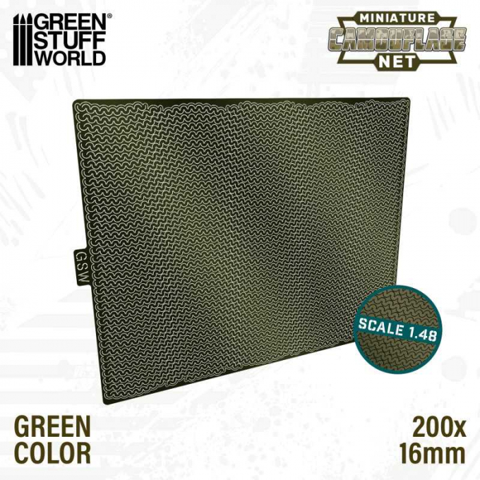 GSW - Miniature Camouflage Nets Green 1:48 [2]