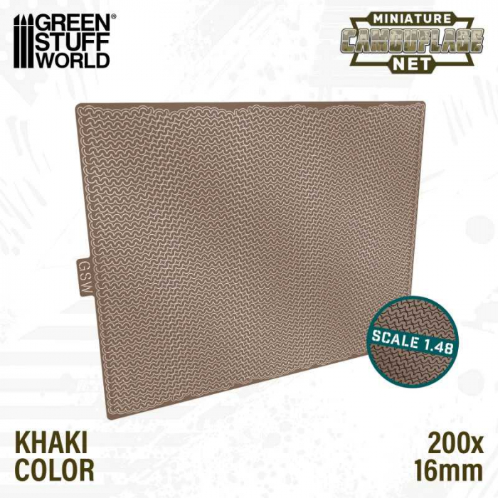 GSW - Miniature Camouflage Nets Khaki 1:48 [2]