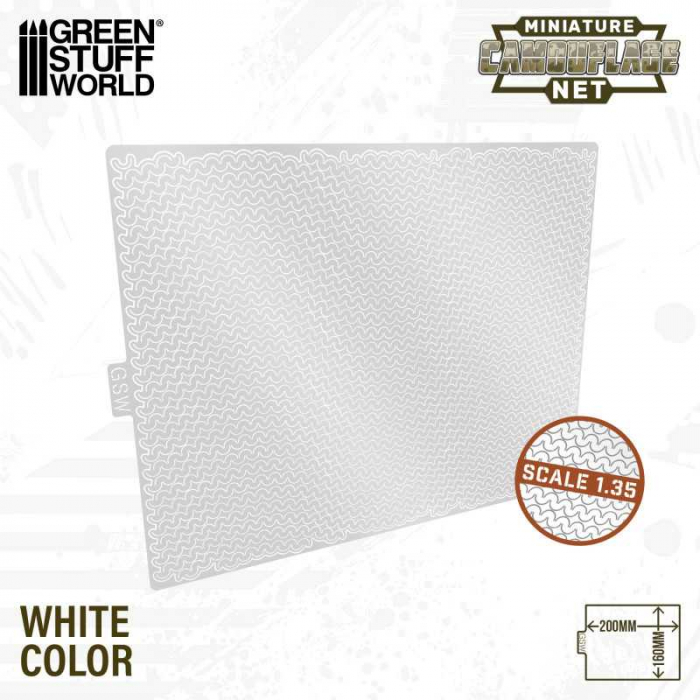 GSW - Miniature Camouflage Nets White 1:35 [2]
