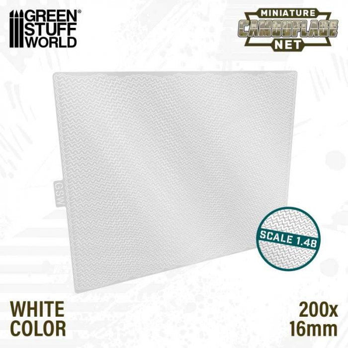 GSW - Miniature Camouflage Nets White 1:48 [2]