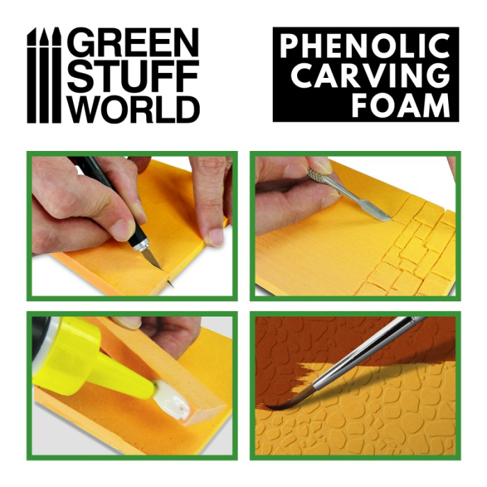 GSW - Phenolic Carving Foam 6mm - A4 Size [2]