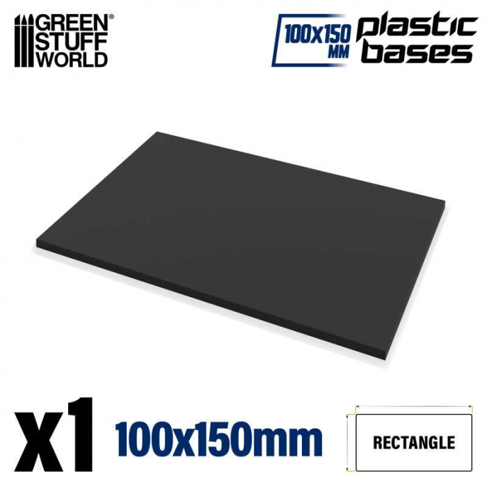 GSW - Plastic Rectangular Bases 100X150mm [2]