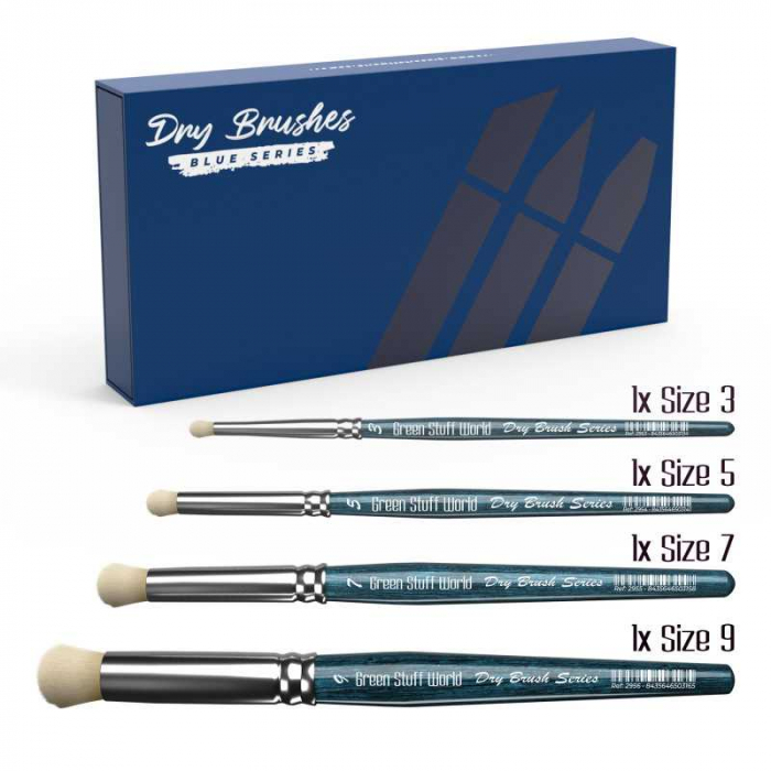 GSW - Premium Dry Brush Set - BLUE Series [2]