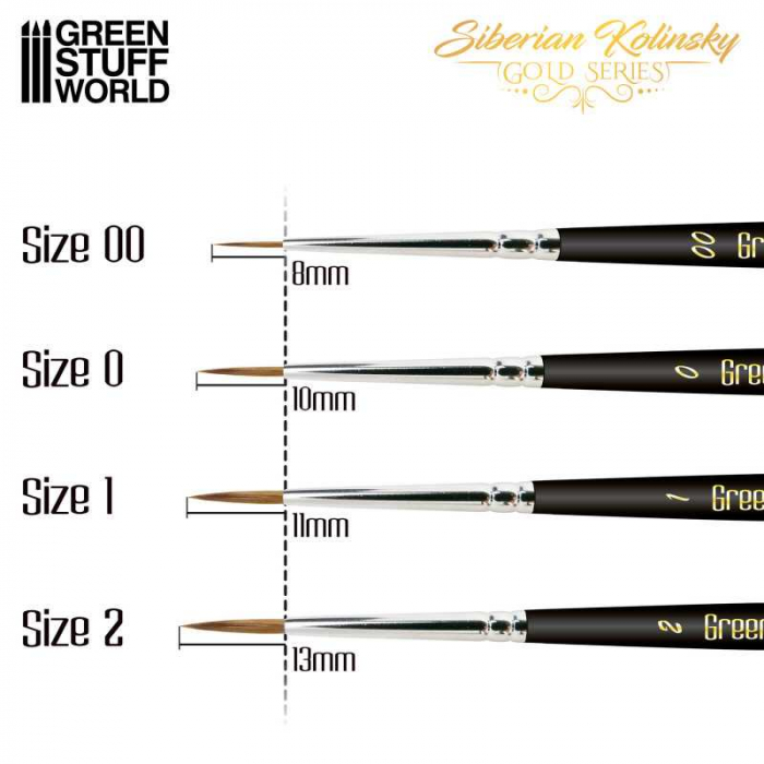 GSW - Premium Paint Brushes - GOLD SERIES [2]