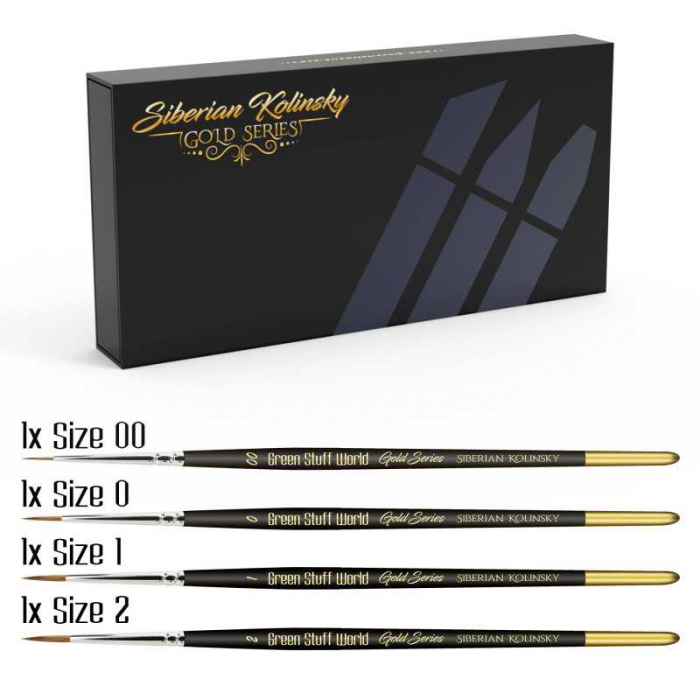 GSW - Premium Paint Brushes - GOLD SERIES [3]