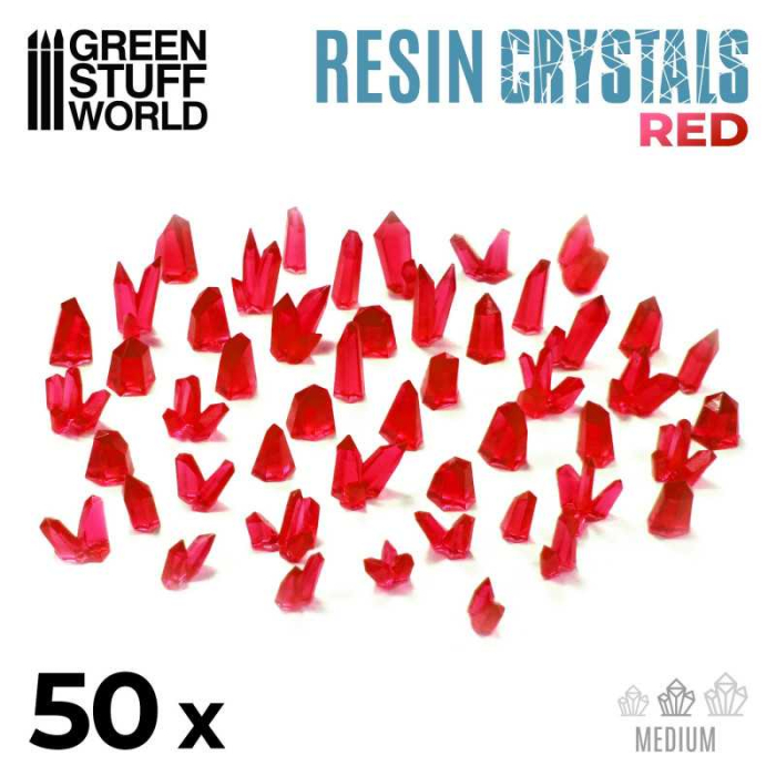 GSW - RED Resin Crystals - Medium [1]