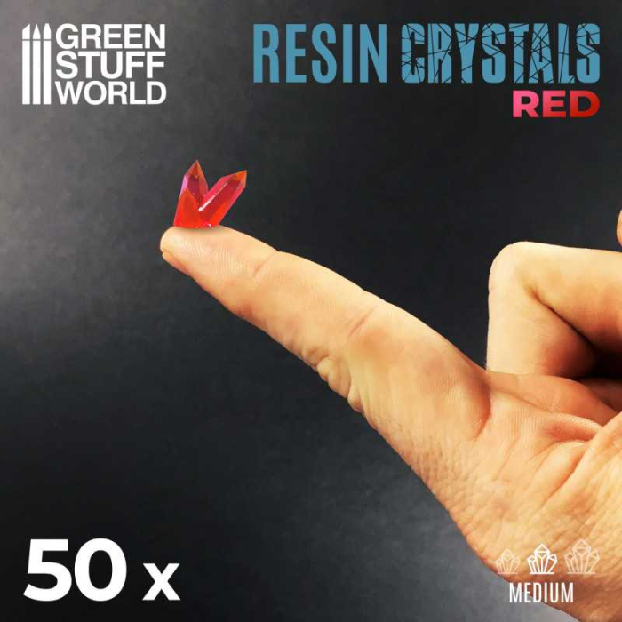 GSW - RED Resin Crystals - Medium [2]