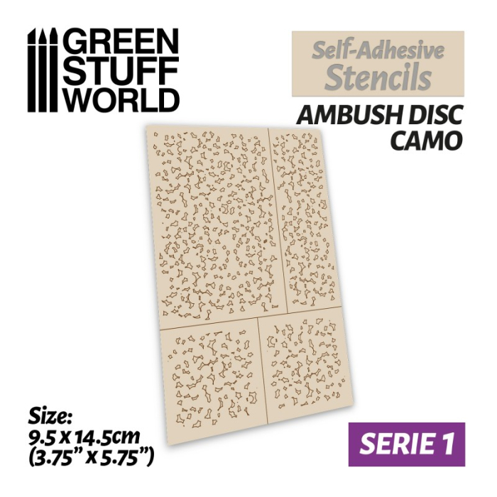 GSW - Self-adhesive stencils - Ambush Disc Camo [1]