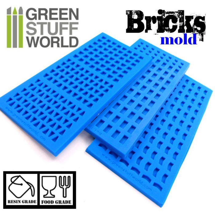 GSW - Silicone Molds - Bricks [2]