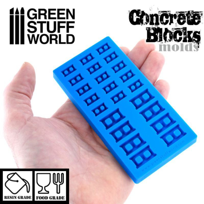 GSW - Silicone Molds - Concrete Bricks [2]