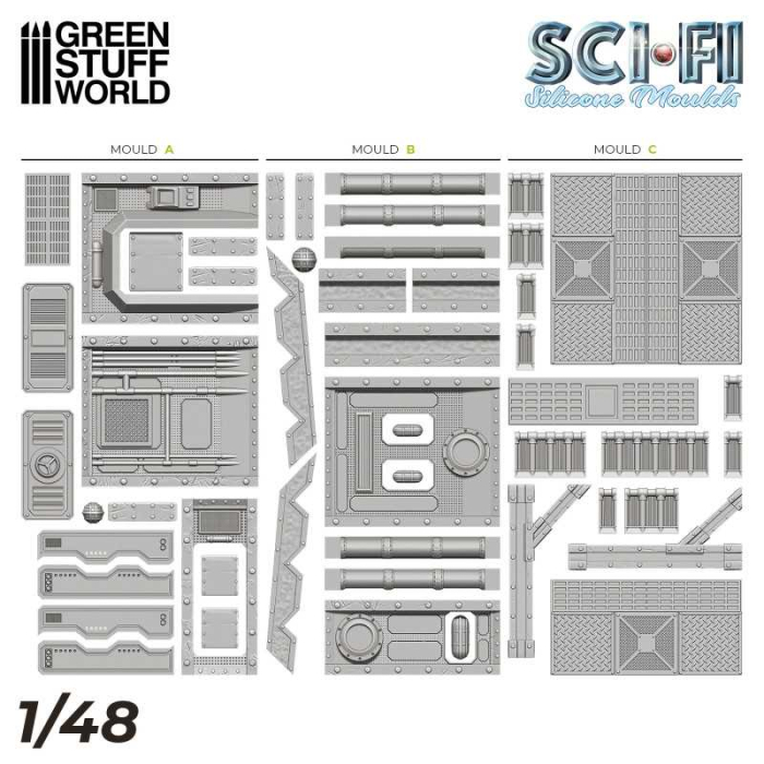 GSW - Sci-Fi Silicone Mold [3]
