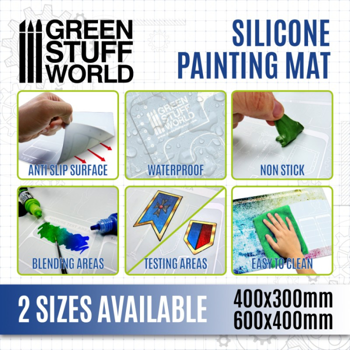 GSW - Silicone Painting Mat 400X300mm [3]
