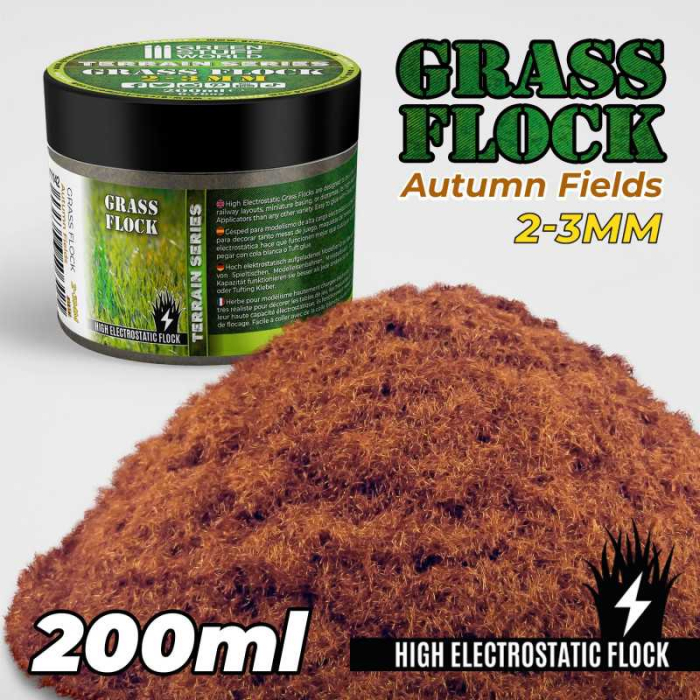 GSW - Static Grass Flock 2-3mm - AUTUMN FIELDS - 200 ml [1]