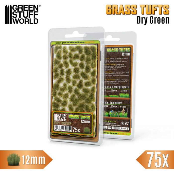 GSW - Static Grass Tufts 12 mm - Light Green [1]