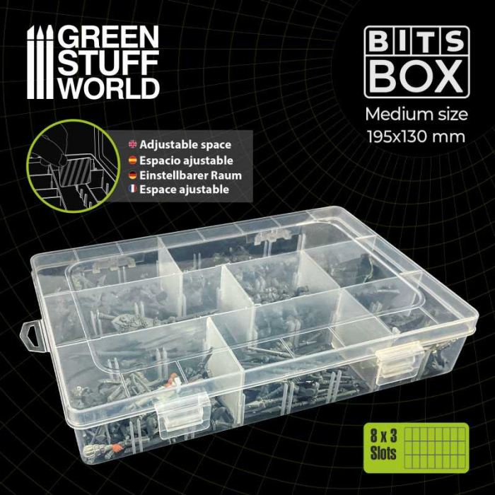 GSW - Cutie organizatoare cu compartimente – Bits Box M [4]