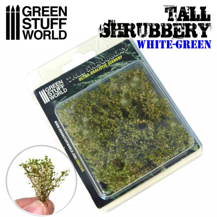 GSW - Tall Shrubbery - White Green [3]