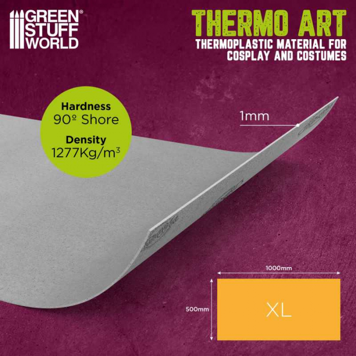 GSW - ThermoArt Worbla Armor Grey 1000x500 mm (XL) [2]
