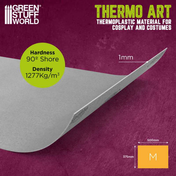 GSW - ThermoArt Worbla Armor Grey 375x500 mm (M) [2]