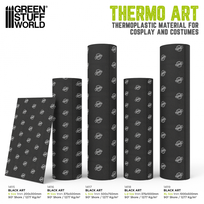 GSW - ThermoArt Worbla Black Art 200x300 mm (S) [5]