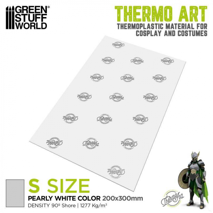 GSW - ThermoArt Worbla Pearly White 200x300 mm (S) [3]