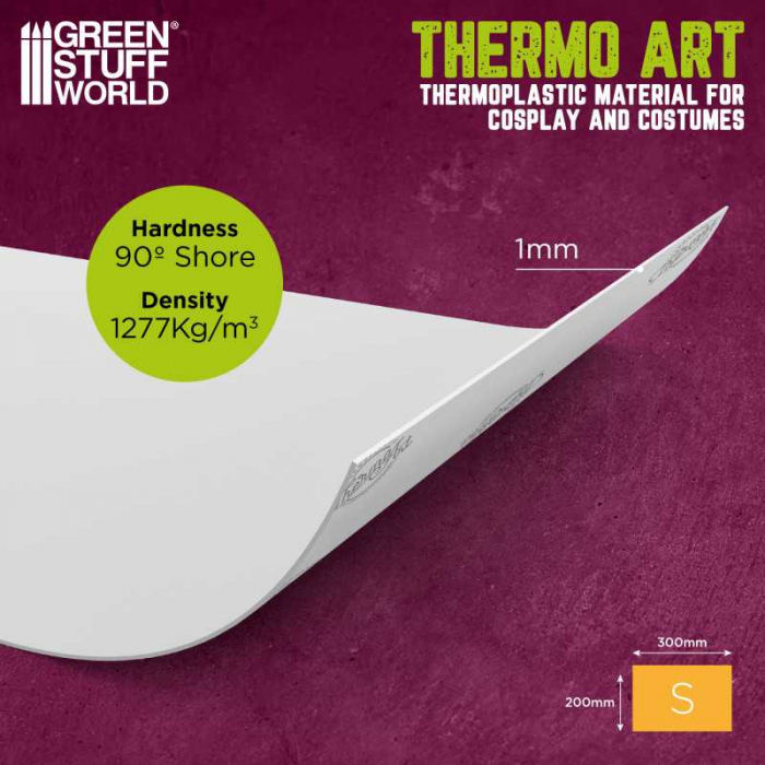 GSW - ThermoArt Worbla Pearly White 200x300 mm (S) [2]